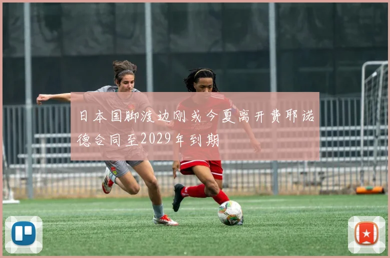 日本国脚渡边刚或今夏离开费耶诺德合同至2029年到期